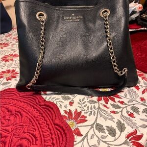Kate Spade Black Leather Shoulder Bag